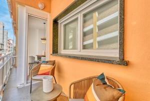 A balcony or terrace at Soho Apartments in Malaga by Solaga Holiday Homes