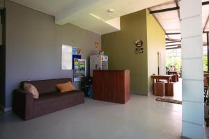 Posezení v ubytování Downtown Hostels Ella