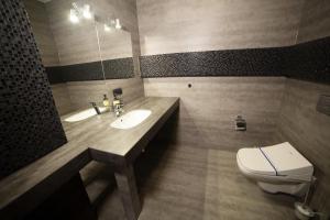 Koupelna v ubytování Hotel Zacisze