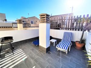 Balkón alebo terasa v ubytovaní Rincon Mediterraneo Gran Alacant
