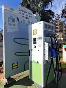 a gas pump sitting next to a building at Casa Barbara in Lagos