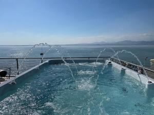 a plunge pool on a cruise ship in the ocean at Bardolino Luxury in Bardolino