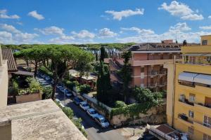 an aerial view of a street in a city at Palazzo Sant'Antonio in Rome