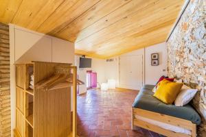 A seating area at Casa Roja