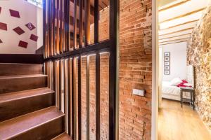 A bed or beds in a room at Casa Roja