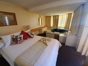 Voodi või voodid majutusasutuse Hotel Klee toas