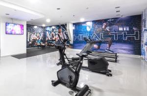 Academia e/ou comodidades em RR Hotel da Rocha
