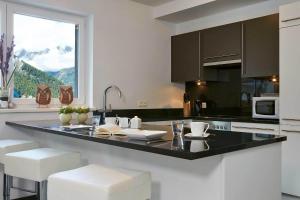 Köök või kööginurk majutusasutuses Alpen Diamond Top 500
