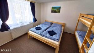 Postel nebo postele na pokoji v ubytování Apartmány Boule