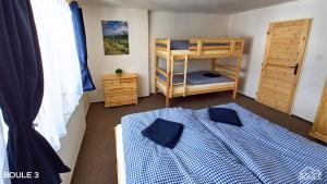 Postel nebo postele na pokoji v ubytování Apartmány Boule