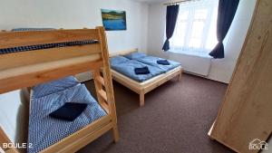 Postel nebo postele na pokoji v ubytování Apartmány Boule