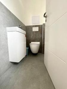 Koupelna v ubytování Apartmán Samuel Prievidza