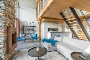 Coin salon dans l'établissement Buytenplaats Villa 189