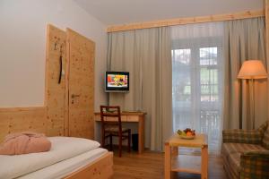 TV a/nebo společenská místnost v ubytování Hotel Rauscher - Das Naturteichparadies