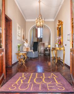 Posezení v ubytování Villa Ricci Suites