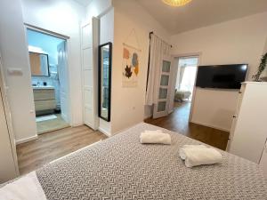 Postel nebo postele na pokoji v ubytování Apartment 42 - City Center