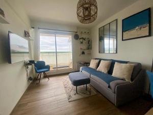 Posezení v ubytování Vue mer L'aiglon T2 Balcon parking privé