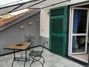 A balcony or terrace at La Villa