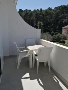 Balkón nebo terasa v ubytování Apartment