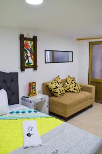 Posezení v ubytování Ayenda Ceiba Rooms