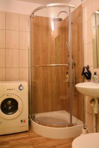 Koupelna v ubytování kawalerka nad morzem