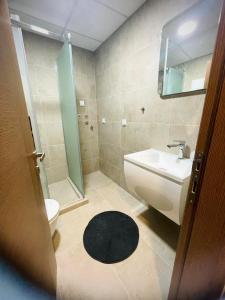 Koupelna v ubytování Apartman Nikol