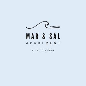 un logotipo para un mar y un restaurante en Mar&Sal Vila do Conde, en Vila do Conde