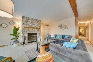 Cheboygan Getaway with Fire Pit and Lake Access!