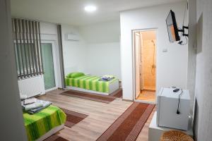 TV a/nebo společenská místnost v ubytování Rooms Busujok