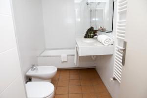 Koupelna v ubytování Hotel Ubaldo