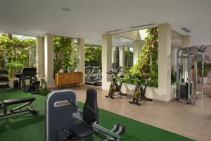 Fitness centrum a/nebo fitness zařízení v ubytování Dreams Sands Cancun Resort & Spa