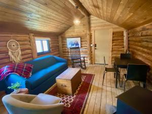Posezení v ubytování Chute Lake Lodge