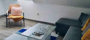 Posezení v ubytování Apartmán - Café Princ pod Hradem WiFi, KLIMA