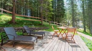 Zahrada ubytování Vila Triglav on Pokljuka