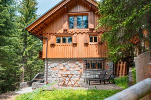Zahrada ubytování Vila Triglav on Pokljuka