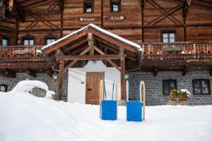 MONDI Schiefe Alm Gastein að vetri til