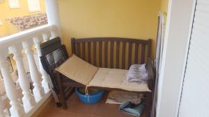 Postel nebo postele na pokoji v ubytování Casa Horadada