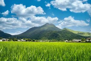 Landskap semula jadi dekat dengan ryokan