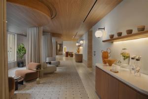 Posezení v ubytování Six Senses Rome