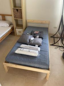 A bed or beds in a room at Makadi heights luxury complex