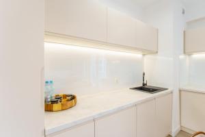 Kuchyňa alebo kuchynka v ubytovaní Balticus 16A by Noclegi Renters