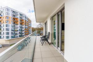 Balkón alebo terasa v ubytovaní Balticus 16A by Noclegi Renters