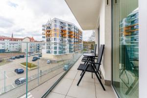 Balkón alebo terasa v ubytovaní Balticus 16A by Noclegi Renters