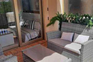Posedenie v ubytovaní Marbella beachfront apartment Romana Playa Elviria