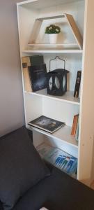 Knihovna v apartmánu