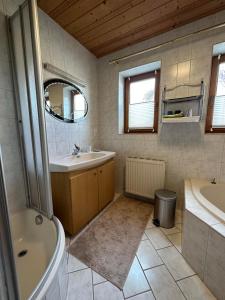 Koupelna v ubytování Appartement Payr