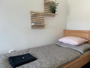 Apartmán na sjezdovce tesisinde bir odada yatak veya yataklar