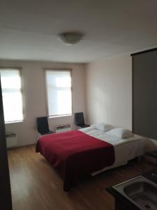 Säng eller sängar i ett rum på Telliskivi Apartment