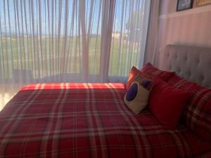 Postel nebo postele na pokoji v ubytování La Carrera, Mogro Cantabria