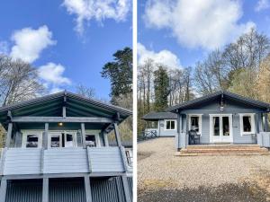 uma casa antes e depois de ser remodelada em Valley Lodge em Tiverton